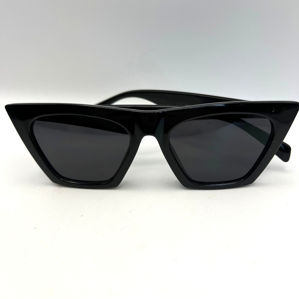 Mosanana Angular Black Cat Eye Sunglasses MS51801 51-18-142